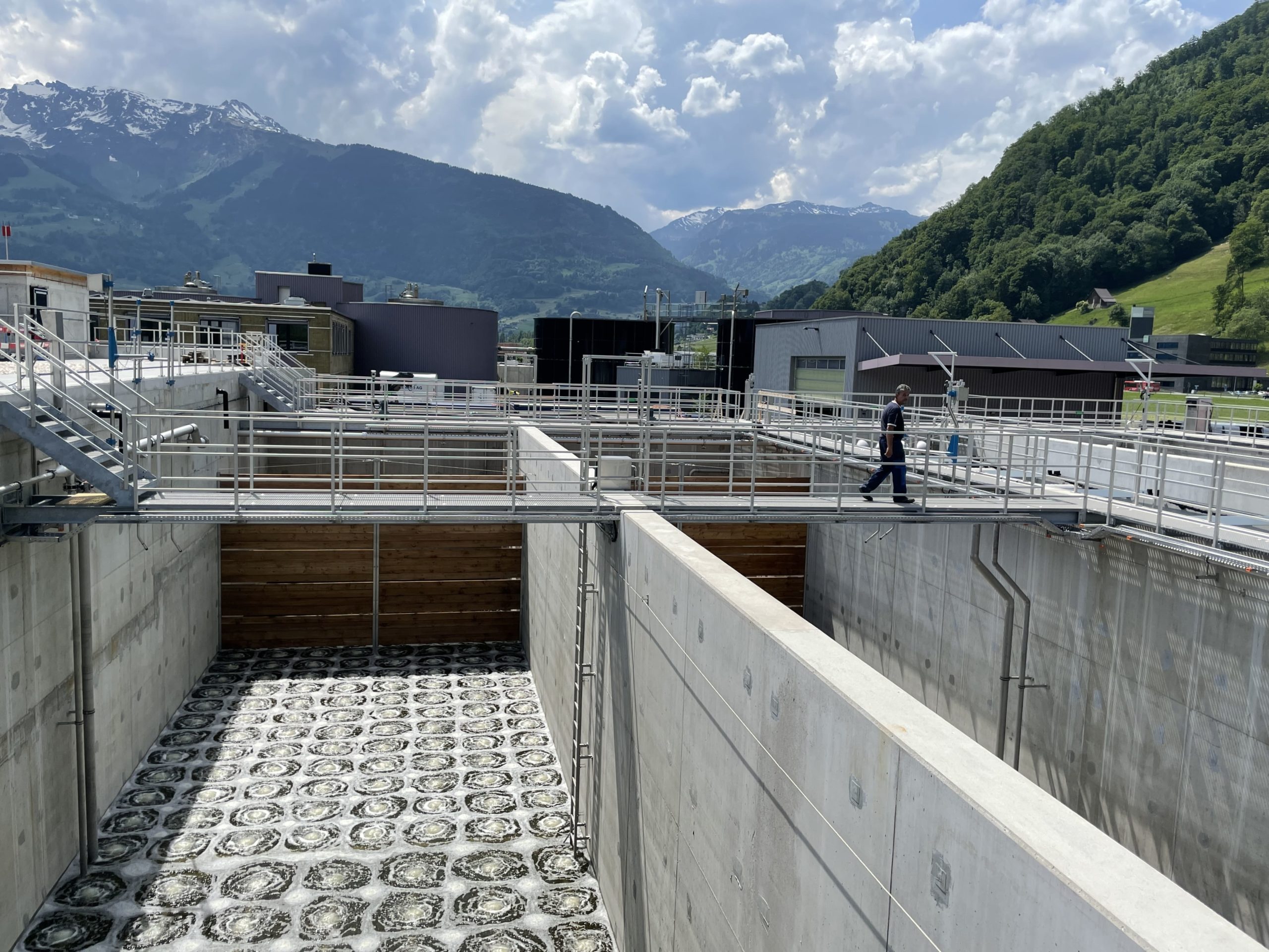 Neue Biologiestrassen auf der ARA Sargans in Betrieb Techfina